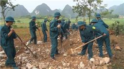 Phục Hòa xây dựng khu vực phòng thủ huyện vững chắc